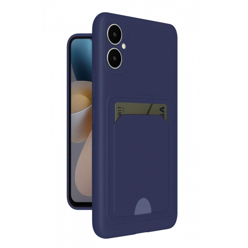 BFS  Samsung Galaxy A05 Kelvin Kartvizitli Silikon - Lacivert