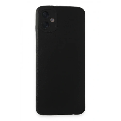 BFS  Samsung Galaxy A05 Kılıf Loop Deri Silikon - Siyah