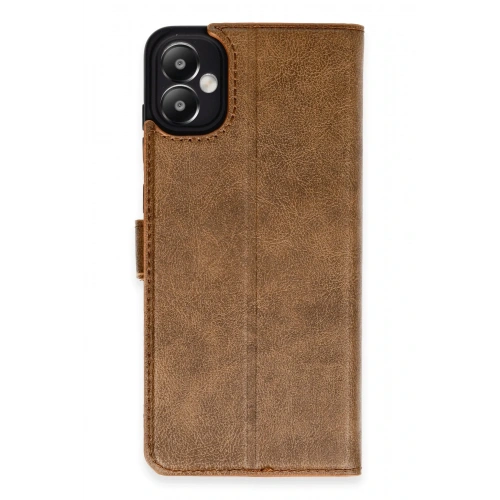 BFS  Samsung Galaxy A05 Kılıf Trend S Plus Kapaklı Kılıf - Taba