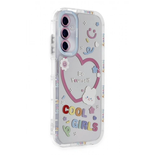 BFS  Samsung Galaxy A05S Kılıf Reflexion Desenli Kapak - Desen 1