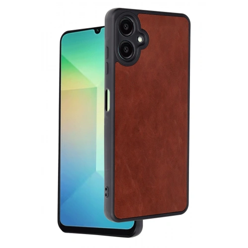 BFS  Samsung Galaxy A06 Kılıf Aras Deri Kapak - Bordo