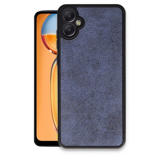 BFS  Samsung Galaxy A06 Kılıf Aras Deri Kapak - Lacivert