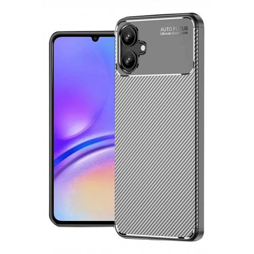 BFS  Samsung Galaxy A06 Kılıf Auto Focus Karbon Kapak - Gri