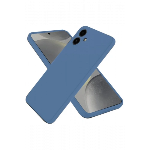 BFS  Samsung Galaxy A06 Kılıf First Silikon - Mavi