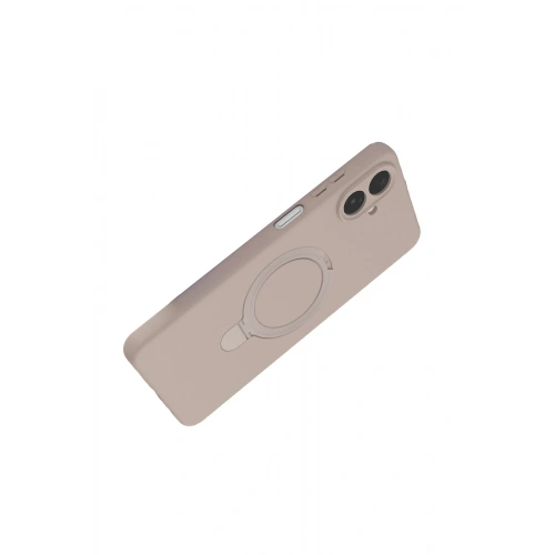 BFS  Samsung Galaxy A07 4G Regal Magsafe Standlı Kapak - Çöl Titanyum