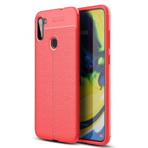 BFS  Samsung Galaxy A11 Kılıf Auto Focus Kapak - Kırmızı