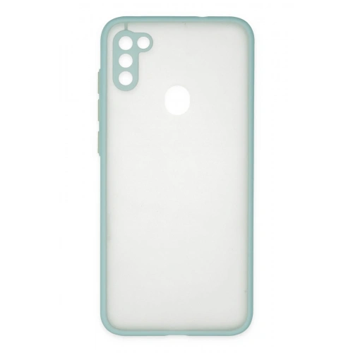 BFS  Samsung Galaxy A11 Kılıf Montreal Silikon Kapak - Turkuaz