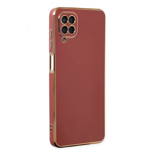 BFS  Samsung Galaxy A12 Kılıf Volet Silikon - Kırmızı