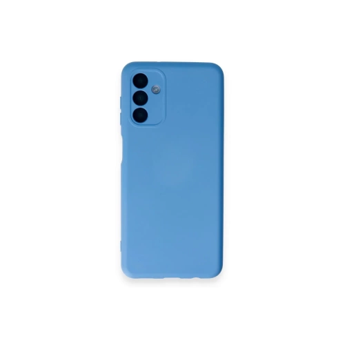 BFS Samsung Galaxy A14 4G Kılıf Nano içi Kadife Silikon - Mavi