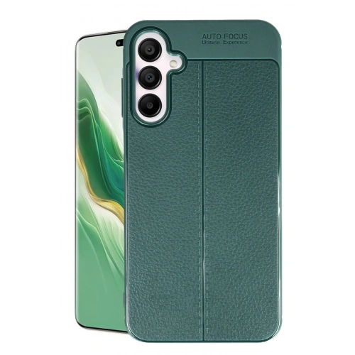 BFS  Samsung Galaxy A15 4G Kılıf Auto Focus Kapak - Koyu Yeşil