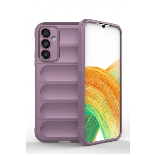 BFS  Samsung Galaxy A15 4G Kılıf Optimum Silikon - Mor