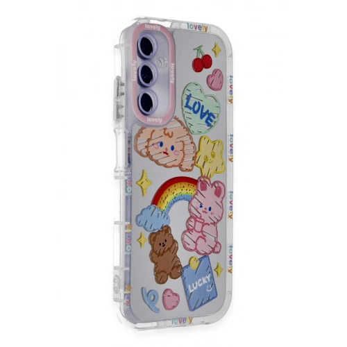 BFS  Samsung Galaxy A15 4G Kılıf Reflexion Desenli Kapak - Desen 4