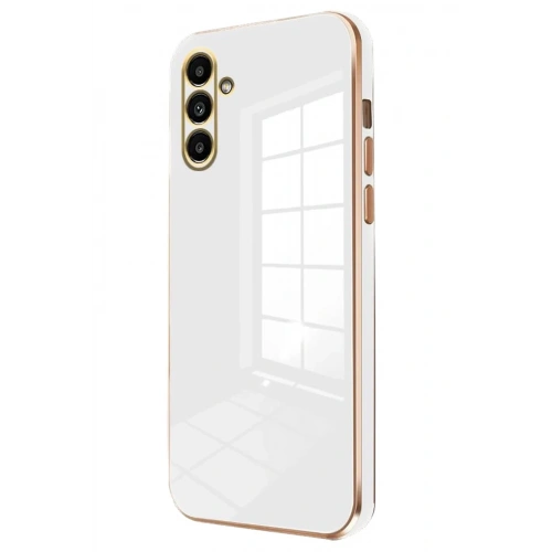 BFS  Samsung Galaxy A15 4G Kılıf Volet Silikon - Beyaz