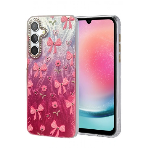 BFS  Samsung Galaxy A24 4G Kılıf Blade Aynalı Desenli Kapak - Desen 3