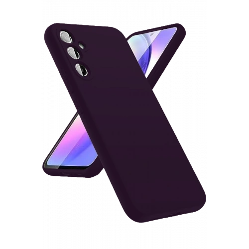 BFS  Samsung Galaxy A24 4G Kılıf First Silikon - Mor