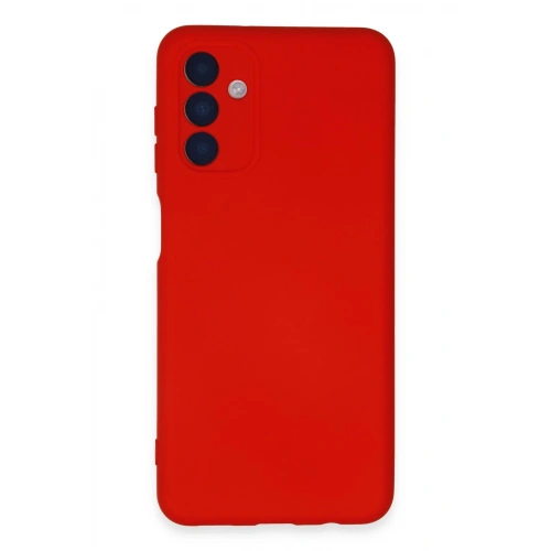 BFS  Samsung Galaxy A24 4G Kılıf Nano içi Kadife Silikon - Kırmızı