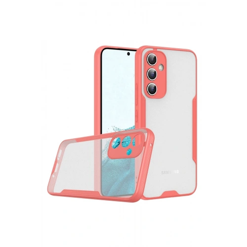 BFS  Samsung Galaxy A24 4G Kılıf Platin Silikon - Pembe