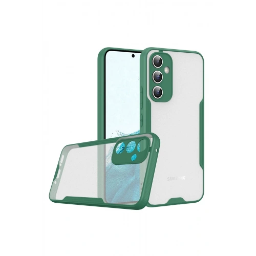 BFS  Samsung Galaxy A24 4G Kılıf Platin Silikon - Yeşil