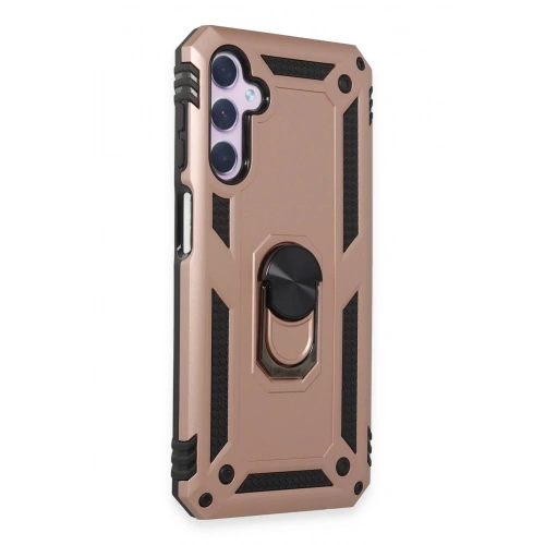 BFS Samsung Galaxy A24 4G Kılıf Sofya Yüzüklü Silikon Kapak - Rose