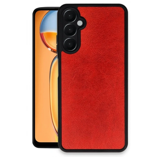 BFS  Samsung Galaxy A26 Kılıf Aras Deri Kapak - Kırmızı