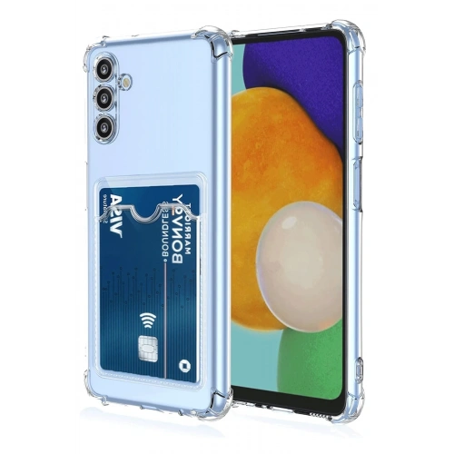 BFS  Samsung Galaxy A26 Kılıf Kart Şeffaf Silikon - Şeffaf