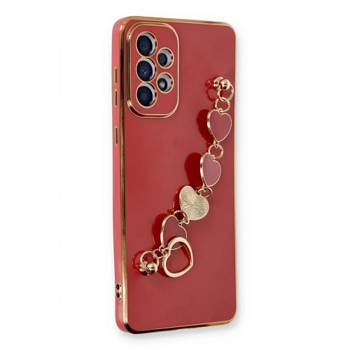 BFS  Samsung Galaxy A33 5G Kılıf Esila Silikon - Kırmızı