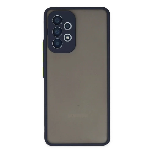 BFS Samsung Galaxy A33 5G Kılıf Montreal Silikon Kapak - Lacivert