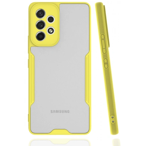 BFS  Samsung Galaxy A33 5G Kılıf Platin Silikon - Sarı