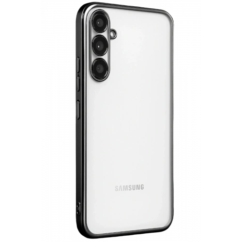 BFS  Samsung Galaxy A34 5G Kılıf  Lensli Silikon - Siyah