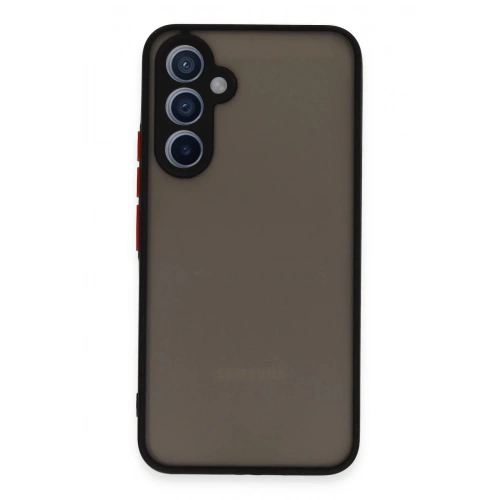 BFS Samsung Galaxy A34 5G Kılıf Montreal Silikon Kapak - Siyah