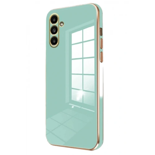 BFS  Samsung Galaxy A35 5G Kılıf Volet Silikon - Açık Yeşil