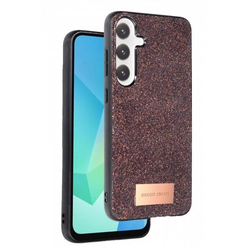 BFS  Samsung Galaxy A36 Bright Simli Kapak - Derin Mor