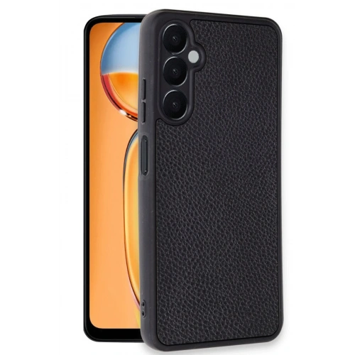 BFS  Samsung Galaxy A36 Kılıf Aras Deri Kapak - Siyah