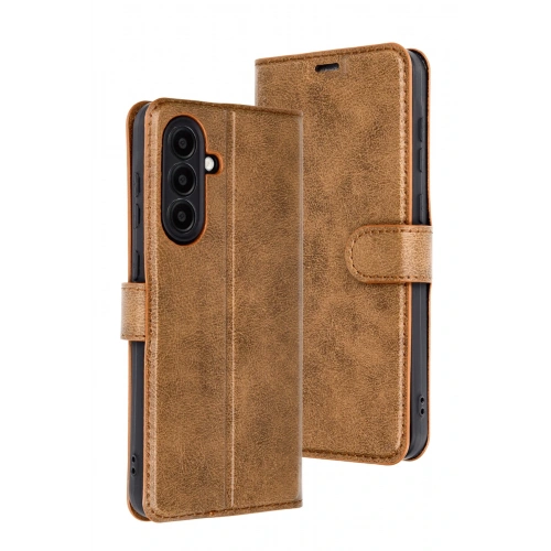 BFS  Samsung Galaxy A36 Kılıf Trend S Plus Kapaklı Kılıf - Taba