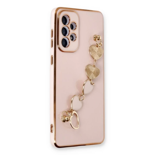 BFS Samsung Galaxy A53 5G Kılıf Esila Silikon - Pudra