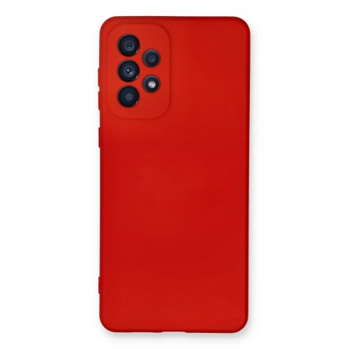 BFS  Samsung Galaxy A53 5G Kılıf Nano içi Kadife Silikon - Kırmızı