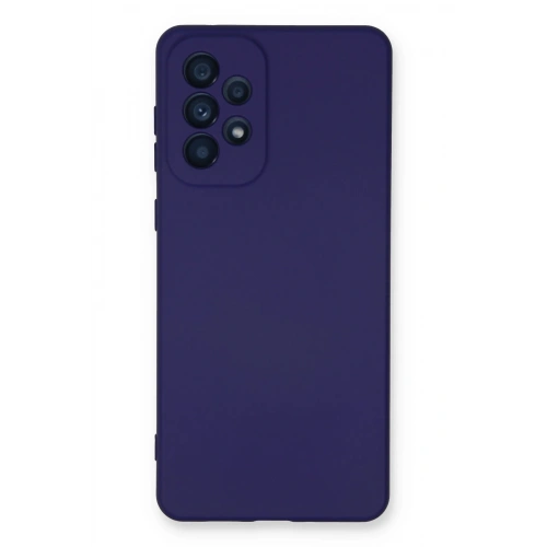BFS  Samsung Galaxy A53 5G Kılıf Nano içi Kadife Silikon - Mor
