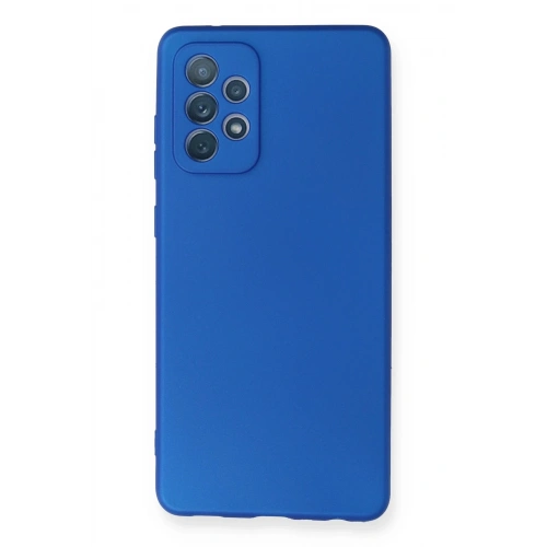 BFS  Samsung Galaxy A72 Kılıf First Silikon - Mavi