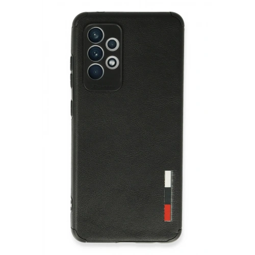 BFS  Samsung Galaxy A72 Kılıf Loop Deri Silikon - Siyah