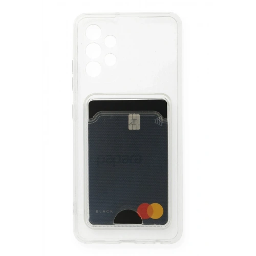 BFS  Samsung Galaxy A73 5G Kılıf Kart Şeffaf Silikon - Şeffaf