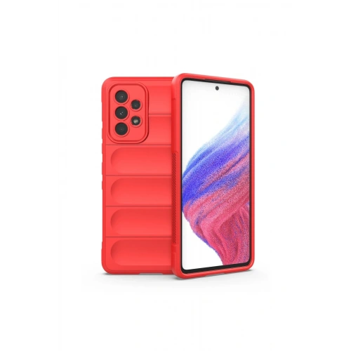 BFS  Samsung Galaxy A73 5G Kılıf Optimum Silikon - Kırmızı