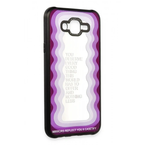 BFS  Samsung Galaxy J7 Kılıf Mirror Desenli Kapak - Mirror - 5