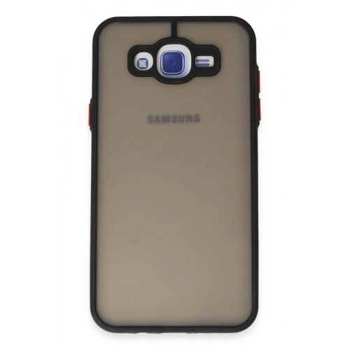 BFS  Samsung Galaxy J7 Kılıf Montreal Silikon Kapak - Siyah