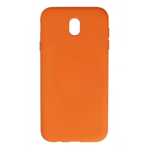 BFS  Samsung Galaxy J7 Pro / J730 Kılıf Nano içi Kadife Silikon - Turuncu