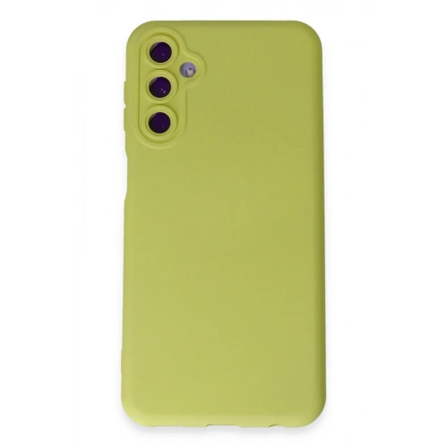 BFS  Samsung Galaxy M14 5G Kılıf Nano içi Kadife Silikon - Sarı