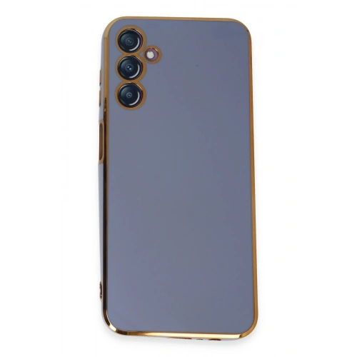 BFS  Samsung Galaxy M14 5G Kılıf Volet Silikon - Mavi