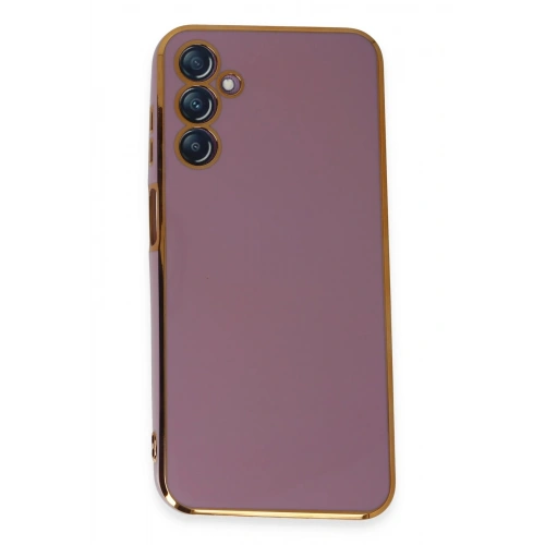 BFS  Samsung Galaxy M14 5G Kılıf Volet Silikon - Mor