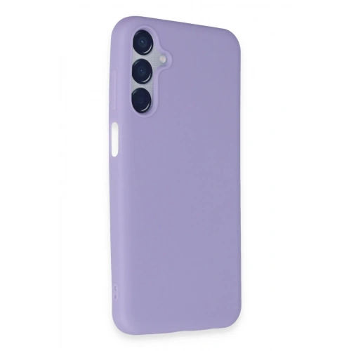 BFS  Samsung Galaxy M15 Kılıf First Silikon - Lila