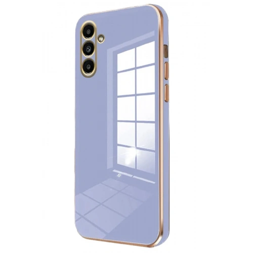 BFS  Samsung Galaxy M15 Kılıf Volet Silikon - Mavi