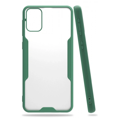 BFS  Samsung Galaxy M31 Kılıf Platin Silikon - Yeşil